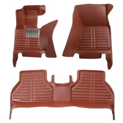 Khoom kim heev embossed 5d tsheb mats